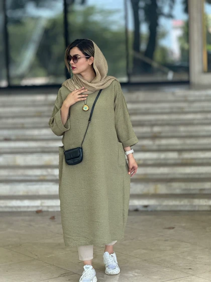 مانتو پیراهنی پونه