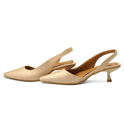 کفش مجلسی زنانه پاشنه‌دار 3 سانت مدل sandal valentino - 0097