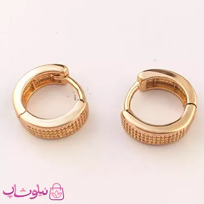 گوشواره حلقه‌ای کوچک زنانه ژوپینگ