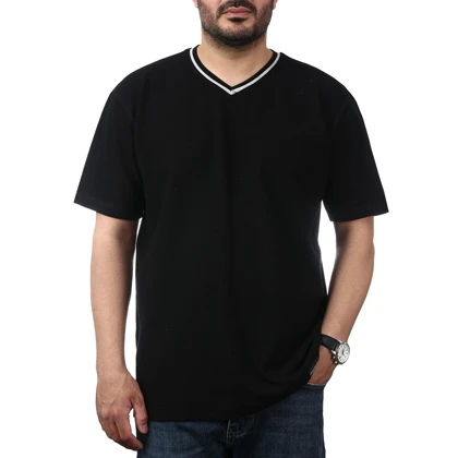 تیشرت آستین کوتاه یقه هفت مردانه کاکتوس مدل 2612543