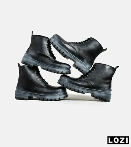 بوت مردانه مشکی BALENCIAGA مدل 6123