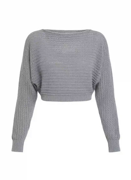 بافت کراپ بیسیک زنانه رزمری مدل Rose Merry CL3257