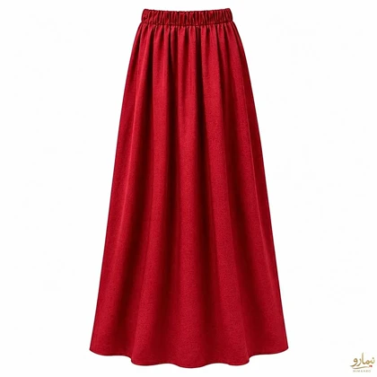 دامن ساتن ابریشم ساده