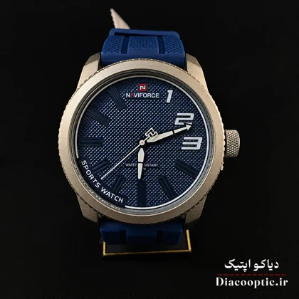 ساعت مچی اورجینال مردانه موتور ژاپن برند نیوی فورس مدل NF9202 بند رابر