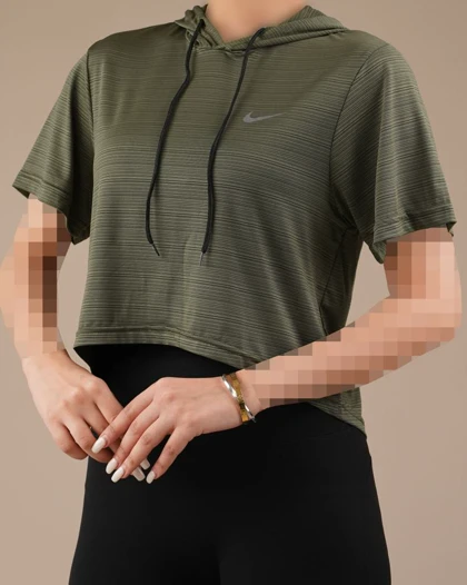 تیشرت ورزشی کلاهدار کد 31276