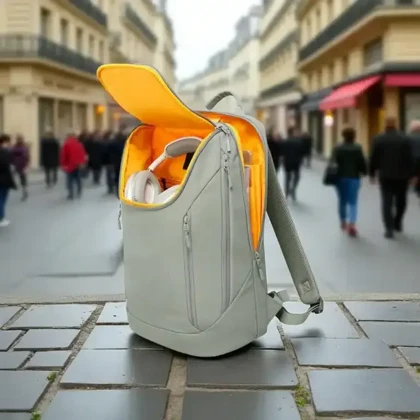 کوله پشتی اورجینال بنج مدل BANGE - BG2517-1 YELLOW