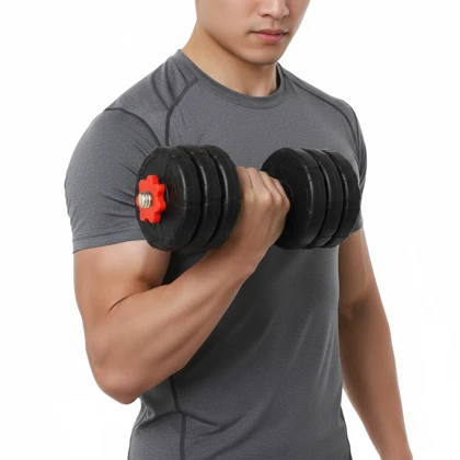 دمبل گرد قابل تنظیم وزن 6 کیلوگرم رادیس فیت مدل DVP 6-1000 one handle