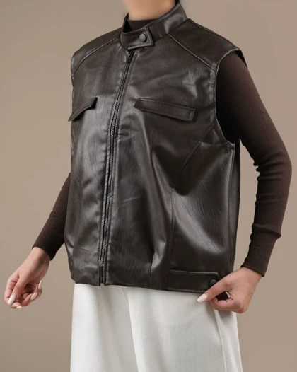 وست آستردار چرم کد 31373