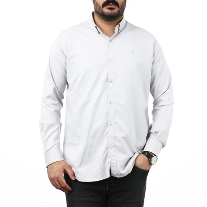 پیراهن آستین بلند ساده مردانه مدل 61029129