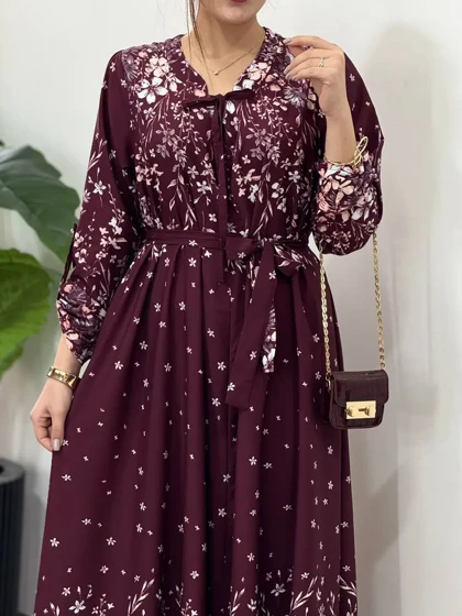 پیراهن بلند سوپر کلوش مهتاب کد 5930
