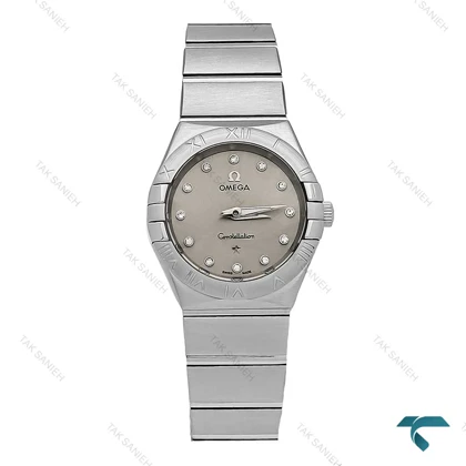 ساعت امگا Omega زنانه کانسلیشن سیلور صفحه طوسی Omega-7020-L