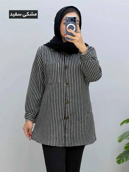 شکت یقه مردانه پشمی گندم کد 3298101
