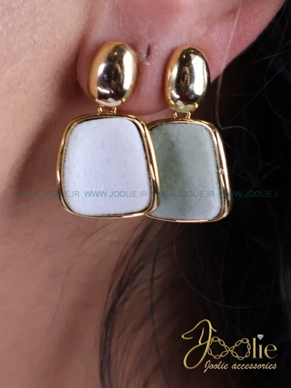 گوشواره زنانه طلا مخمل کد E1152