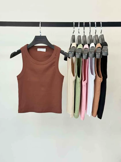 تاپ یقه گرد
