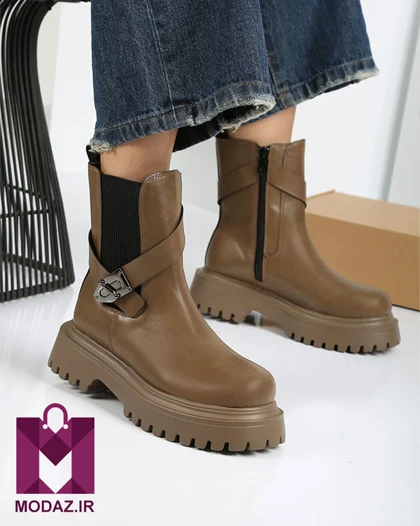 بوت زنانه زمستانه کشی یراق قفلی BOOT LIYO