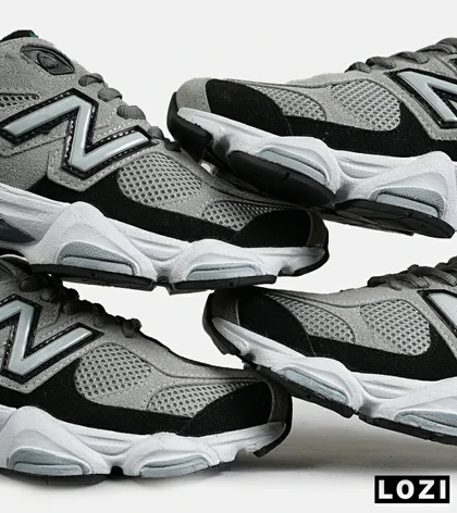 کفش کتانی مردانه و زنانه طوسی مشکی NEW BALANCE 9060