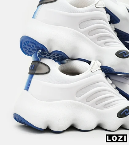 کفش کتانی مردانه سفید آبی ADIDAS yeezy 700 v2