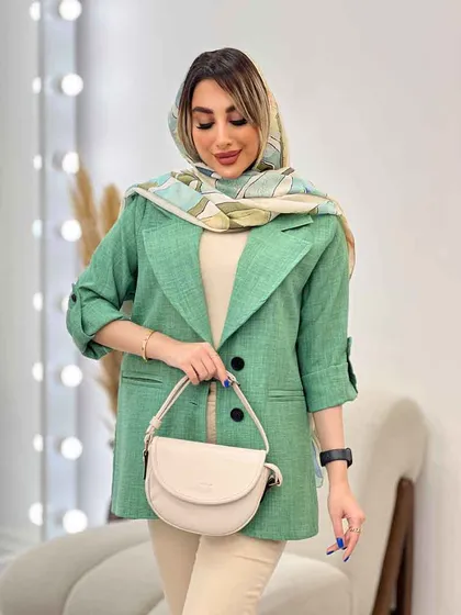 مانتو دو دکمه رها