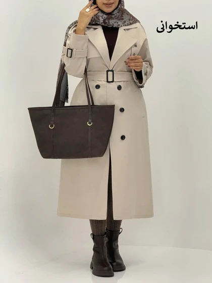 3817-بارانی بلند مارکو