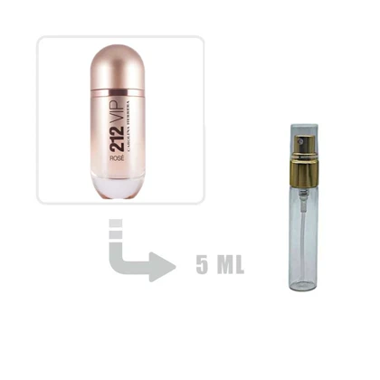 دکانت عطر ادکلن 212 وی آی پی رز زنانه 5 میل اصلی Carolina Herrera 212 VIP Rose woman 5ml
