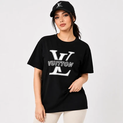 تیشرت زنانه طرح LV وارداتی