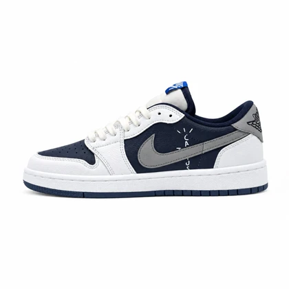 کفش و کتانی زنانه و دخترانه مدل نایک ترویس NIKE TRAVIS رنگ سرمه ای طوسی کد 30354