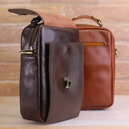 کیف رودوشی چرمسال مدل LBR042-M سایز متوسط