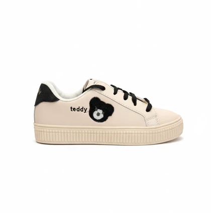 کفش کتانی ونس تدی کرم مشکی کد 294924