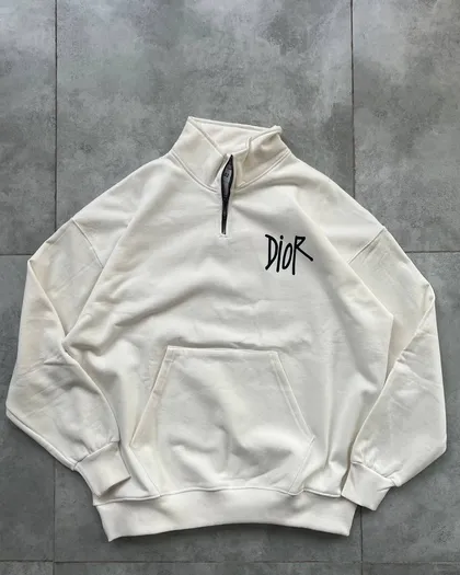 دورس نیم زیپ DIOR رنگ سفید
