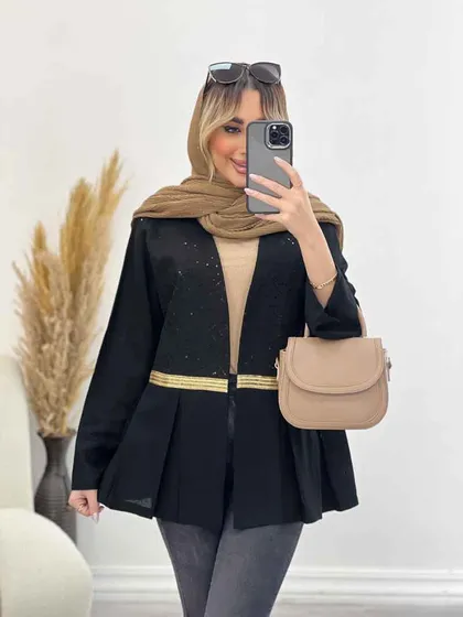 مانتو لینن جلو پیله