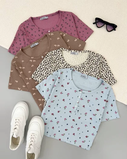 کراپ جلو دکمه زارا 2 کد 4691