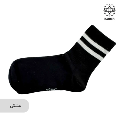 جوراب طرح دوخط ساق‌دار
