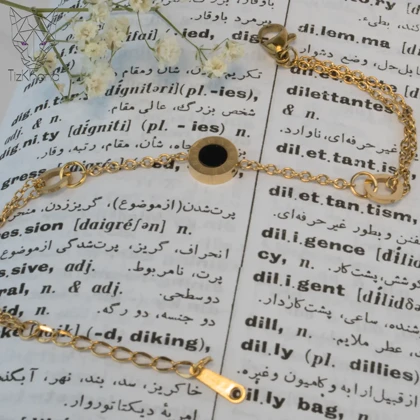 دستبند مینیمال بولگاری گلد