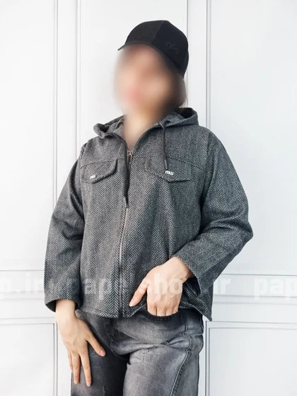 سویشرت جناقی طرح دوجیب