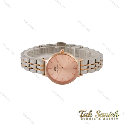 ساعت DW زنانه دورنگ رزگلد صفحه رزگلد DW-5343-L