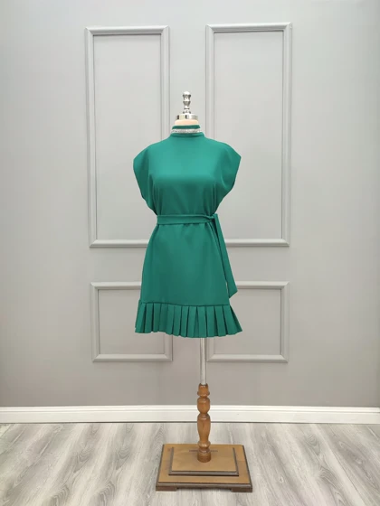 پیراهن کوتاه فری سایز نگین‌دار 2001