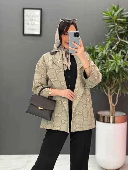 مانتو کتی طرح GUCCI