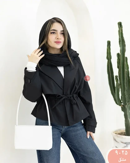 ترنچ کت کمرگت 9025