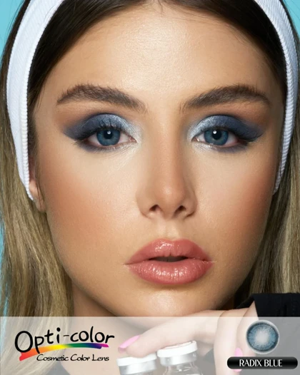 لنز طبی رنگی سالانه اپتی کالر Opti Color