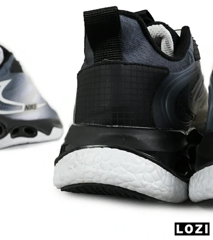 کفش کتانی مردانه و زنانه طوسی مشکی NIKE AirMax Advantage مدل 7405