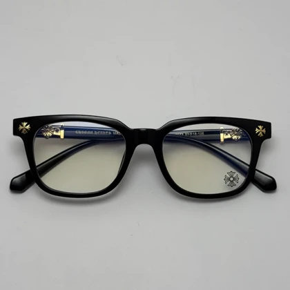عینک بلوکات کروم هارتز مشکی طلایی Chrome Hearts 2273 با پک کامل کروم هارتز - کیفیت مستر