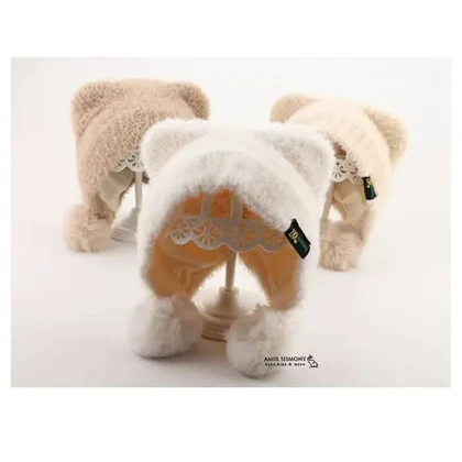 کلاه گوشدار بچگانه موهر زمستانه