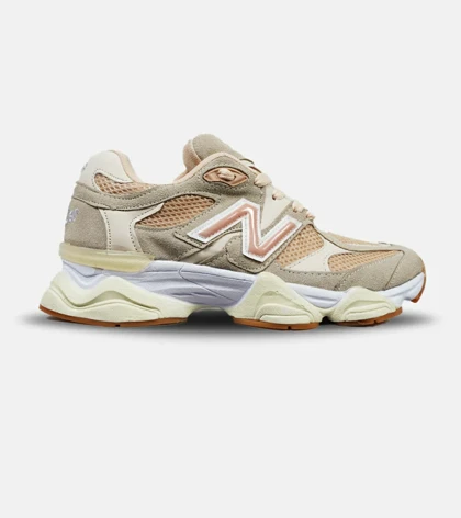 کفش کتانی زنانه طوسی گلبهی NEW BALANCE 9060