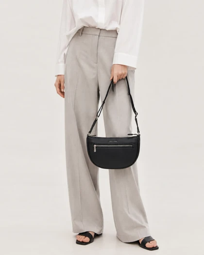 کیف دوشی زنانه چرم مصنوعی بدون دسته دیوید جونز DAVIDJONES