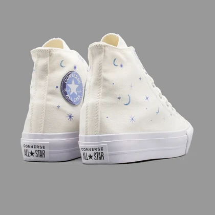 کانورس پلتفرم ماه و ستاره ای ساق‌دار Converse Platform Moon & Stars Hightop
