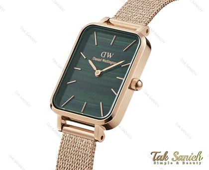 ساعت دنیل ولینگتون زنانه مستطیلی صفحه سبز DW-3868-L