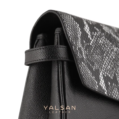 کیف دوشی و دستی زنانه چرم یلسان مدل ماژولار ستا کد 214-MC