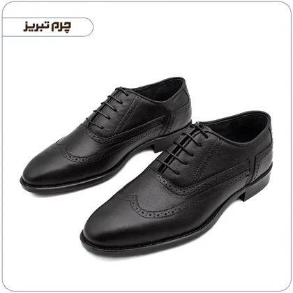 کفش مجلسی مردانه چرم مدل NB510