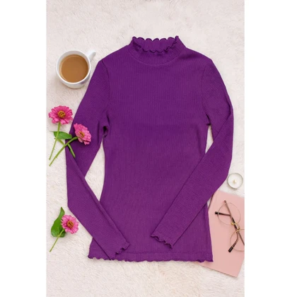 تیشرت آستین بلند کبریتی زنانه اسمارا کد Z-TSO87