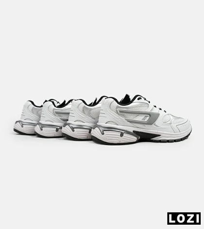 کفش کتانی مردانه سفید طوسی DIESEL S-SERENDIPITY SPORT مدل 5382